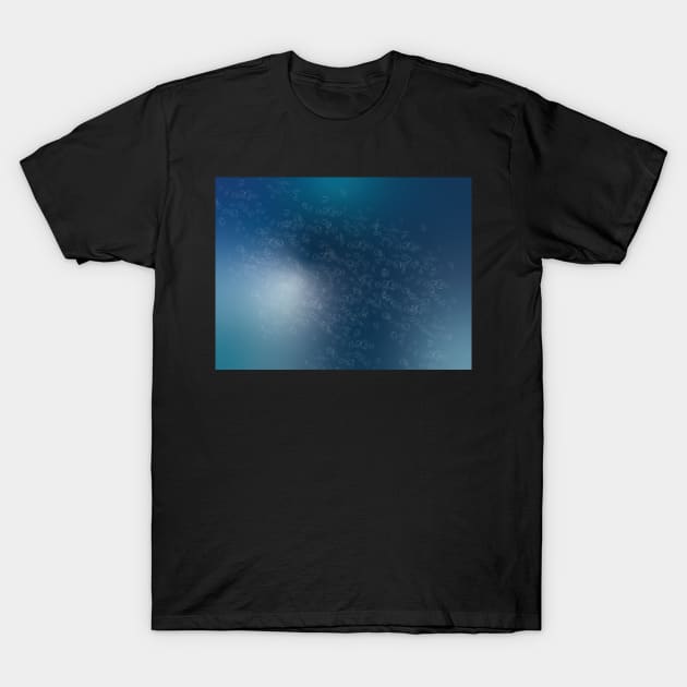 Pisces Water T-Shirt by Renasingsasong